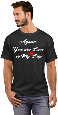 GNS Nationnal Printed Men Round Neck White, Black T-Shirt