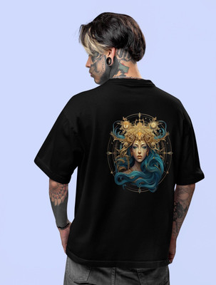 dos herman Printed Men Round Neck Black T-Shirt