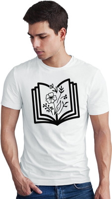 Seek Buy Love Printed Men Round Neck White T-Shirt