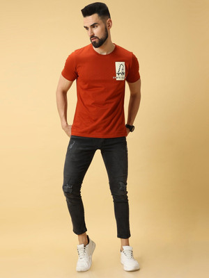 Estilocus Solid Men Round Neck White T-Shirt