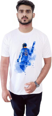 DAKU FASHION Printed Men Round Neck Multicolor T-Shirt