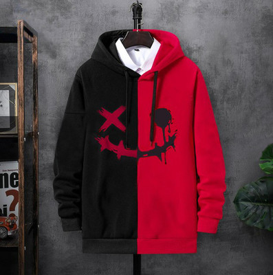 Try This Full Sleeve Color Block Men Sweatshirt