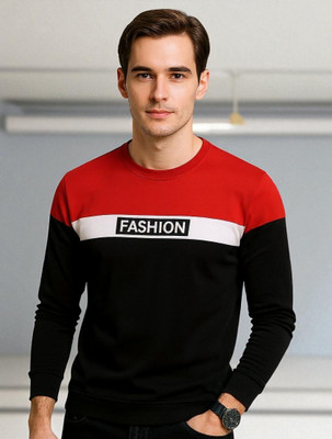 FASHIUM Printed Men Round Neck Multicolor T-Shirt