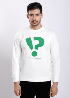 HIGHTRIBE Printed Men Polo Neck White T-Shirt
