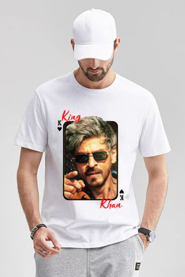 Tee Gallery Printed Men Round Neck White T-Shirt