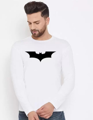 LV CARE Printed Men Round Neck White T-Shirt
