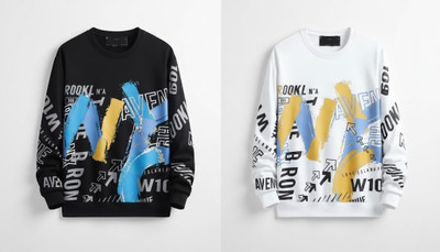 cnw Full Sleeve Printed Men Sweatshirt