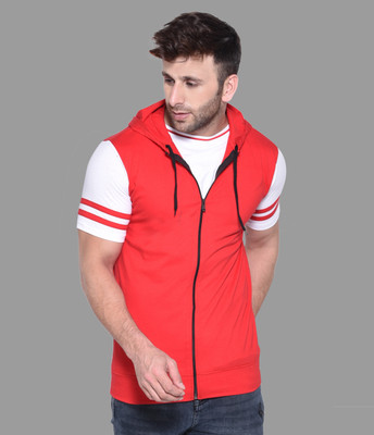 tfurnish Solid Men Round Neck Red T-Shirt