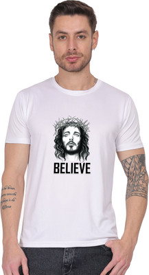 ARTI ARYA TREND Graphic Print Men Round Neck White T-Shirt