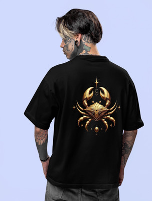 dos hermanos Printed Men Round Neck Black T-Shirt
