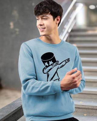 TeeTops Printed Men Round Neck Blue T-Shirt