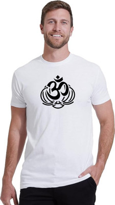 Dealvars Graphic Print Men Round Neck White T-Shirt