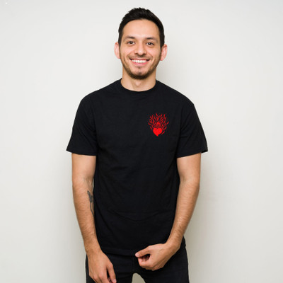 VIRAJ VINTAGE Solid Men Round Neck Black T-Shirt