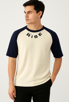 UrGear Printed Men Round Neck White T-Shirt