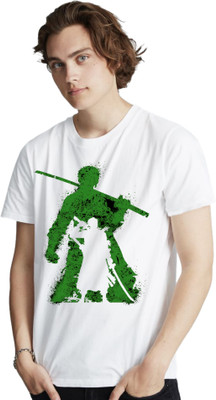 DRIZZLE CLICKS Printed Men Round Neck Multicolor T-Shirt