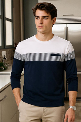Autna Printed Men Round Neck Multicolor T-Shirt