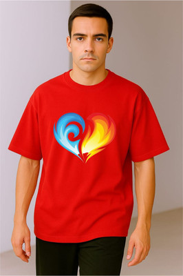 BLOSSOMTRADER Printed Men Round Neck White T-Shirt