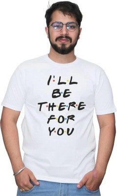 AWARA BACHA Printed Men Round Neck Black T-Shirt