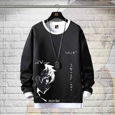 NB NICKY BOY Full Sleeve Printed Men Sweatshirt