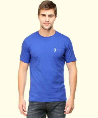 joy&happiness Graphic Print Men Round Neck Light Blue T-Shirt