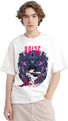 MEGAKART Graphic Print Men Round Neck White T-Shirt