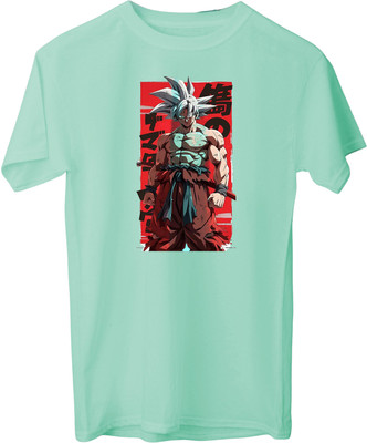 VIRAJ VINTAGE Graphic Print Men Round Neck Light Blue T-Shirt