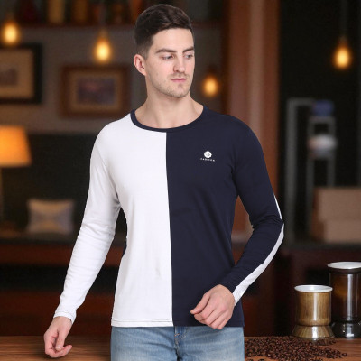 FARICON Solid Men Round Neck Multicolor T-Shirt