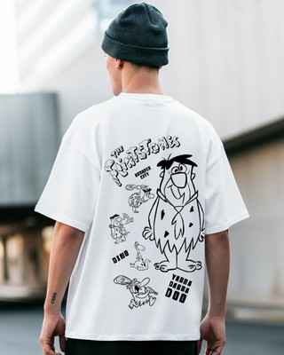 BEWAKOOF Graphic Print Men Round Neck White T-Shirt