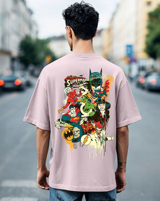 BEWAKOOF Graphic Print Men Round Neck Purple T-Shirt