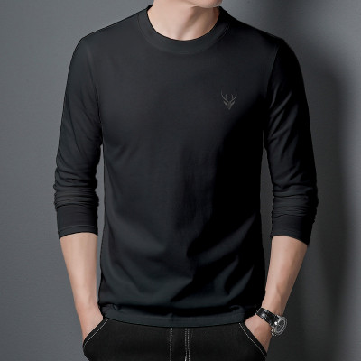 SUPERSQUAD Solid Men Round Neck Black T-Shirt