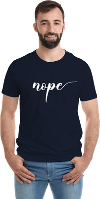 SmarTee Street Printed Men Round Neck Blue T-Shirt