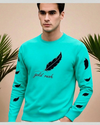 StyleFlick Printed Men Round Neck Green T-Shirt