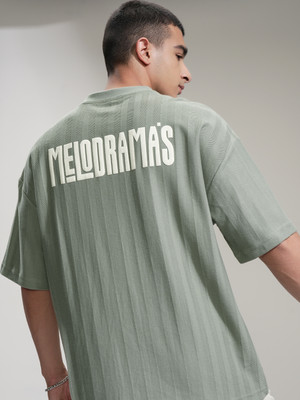HIGHLANDER Printed Men Round Neck Green T-Shirt