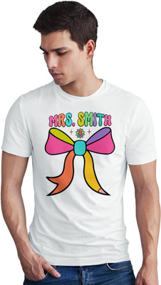 Seek Buy Love Graphic Print Men Round Neck White T-Shirt