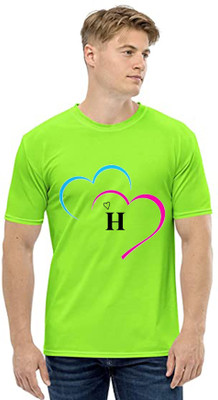 Deccan Store Printed Men Round Neck Green T-Shirt