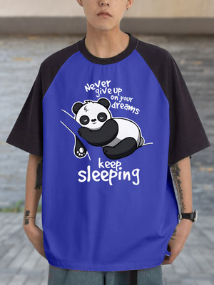 MEG Printed Men Round Neck Multicolor T-Shirt