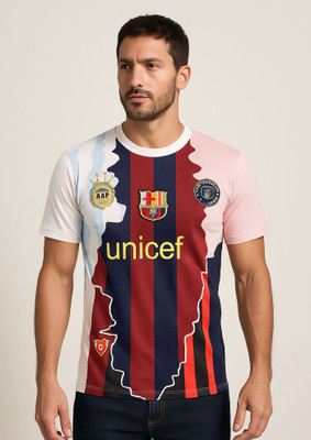 BUGOAT Printed Men Round Neck Multicolor T-Shirt