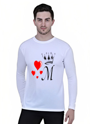 BigArk Printed Men Round Neck White T-Shirt