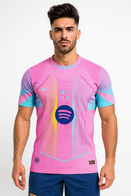 IZON Printed Men Round Neck Pink T-Shirt