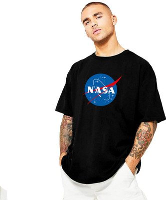 Asher Dean Printed Men Round Neck Black T-Shirt