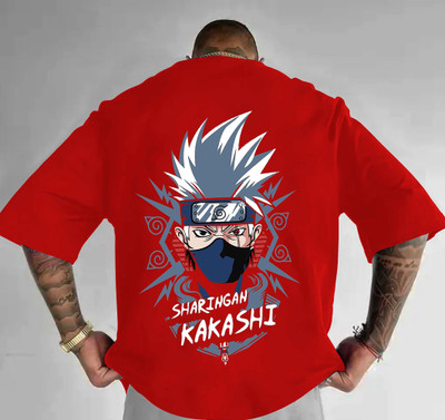 TeeTops Printed Men Round Neck Red T-Shirt