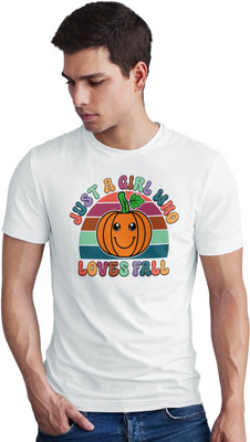 Seek Buy Love Printed Men Round Neck White T-Shirt