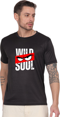 VENIWALSTUDIO TREND Graphic Print Men Round Neck Black T-Shirt