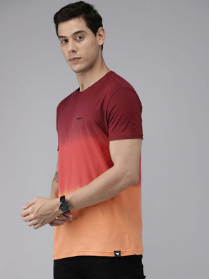 THE BEAR HOUSE Tie & Dye Men Round Neck Multicolor T-Shirt