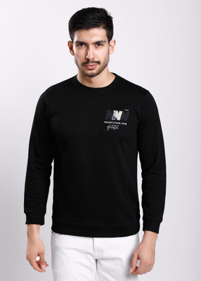 HIGHTRIBE Printed Men Round Neck Grey T-Shirt