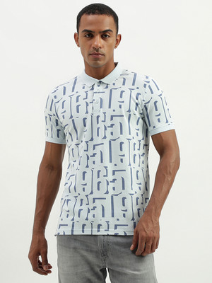 United Colors of Benetton Printed Men Round Neck Multicolor T-Shirt