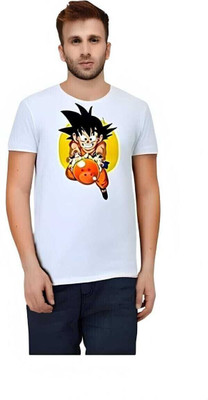 Royal Creations By Rv Printed Men Round Neck White T-Shirt