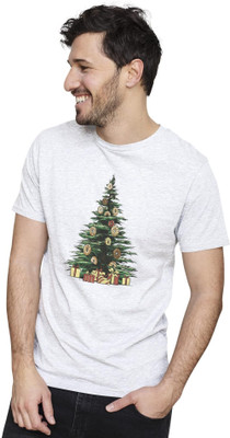 NOIIDAPRINT Printed Men Round Neck Multicolor T-Shirt