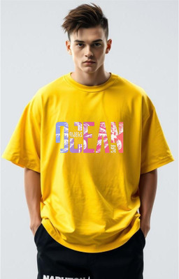 goodsign Printed Men Round Neck Black T-Shirt