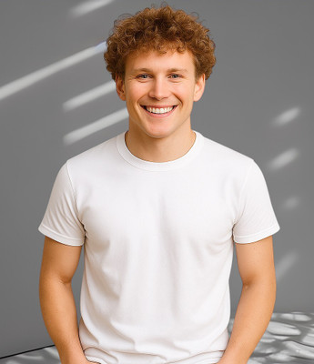 Berlin Graphic Print Men Round Neck White T-Shirt